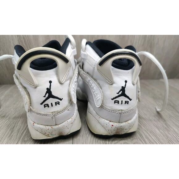 Jordan 6 Ring Kid shoes Sneakers Size 4Y ('91 '92 '93) Youth White Nike - Picture 6 of 9